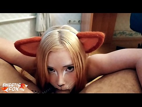 ❤️ Kitsune llyncu dick a cum yn ei cheg Fideos rhyw wrthon ni ﹏